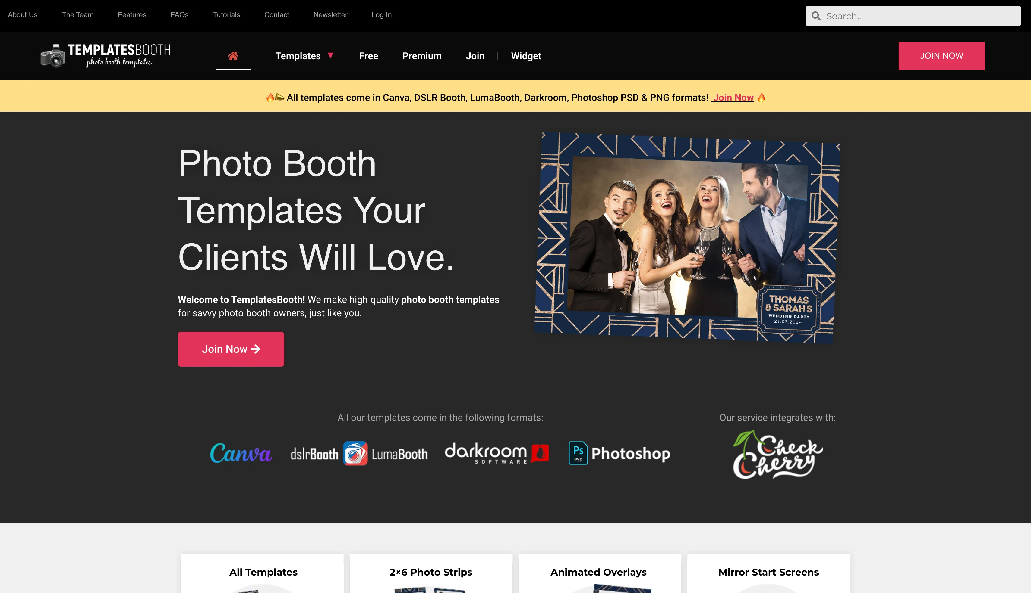TemplatesBooth website screenshot